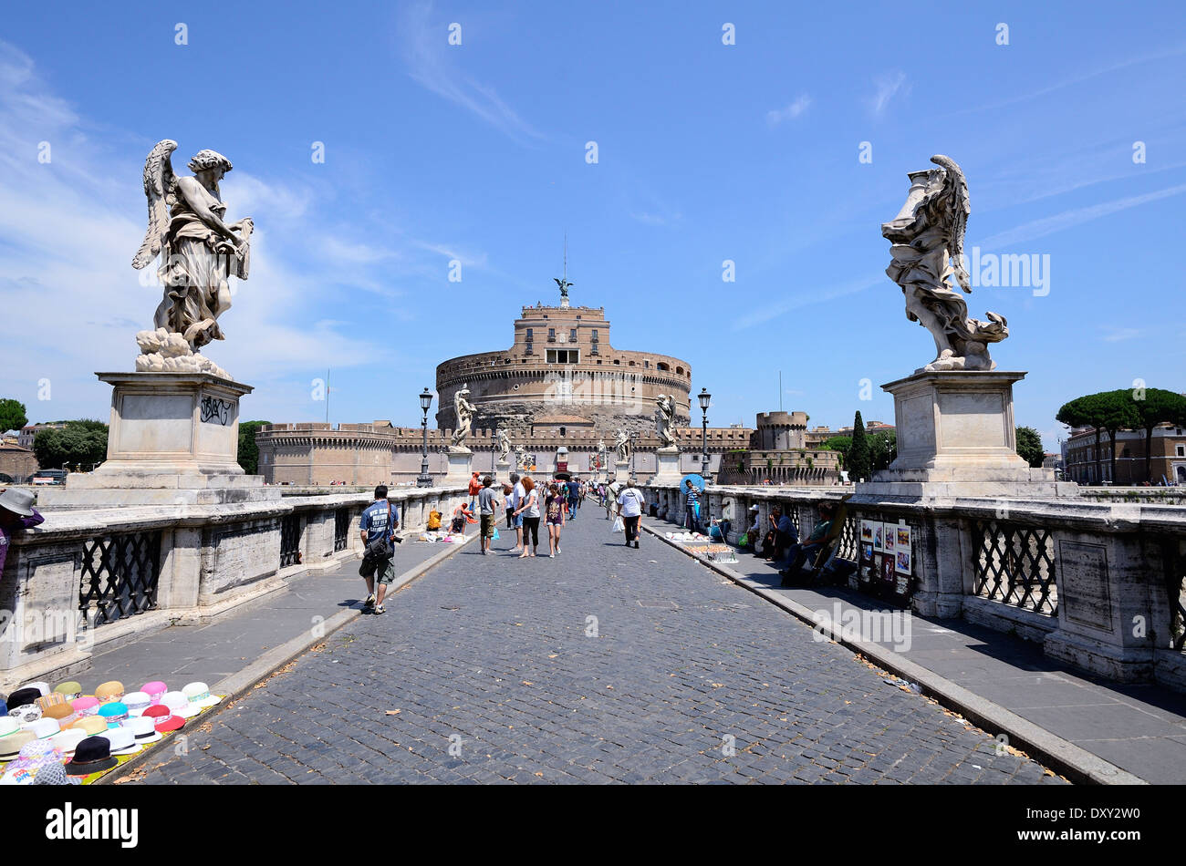 Engelsburg Roma Italien Stockfoto
