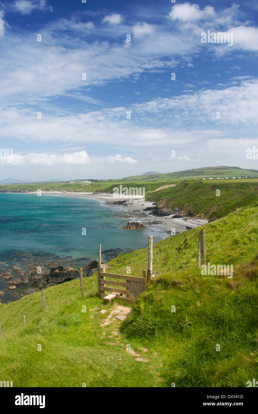 Traeth Penllech Strand auf Nord Küste der Cardigan Halbinsel Gwynedd North Wales UK Stockfoto
