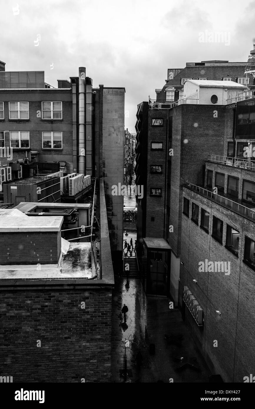 Regnerischen London Stockfoto