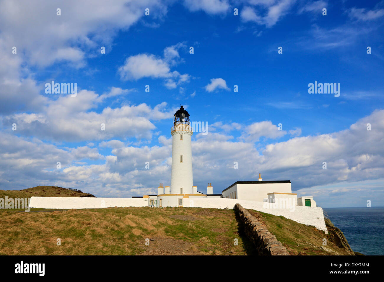 Mull of Galloway Leuchtturm. Der südlichste Punkt in Schottland die Rhins, Wigtownshire, Dumfries and Galloway, Schottland Stockfoto