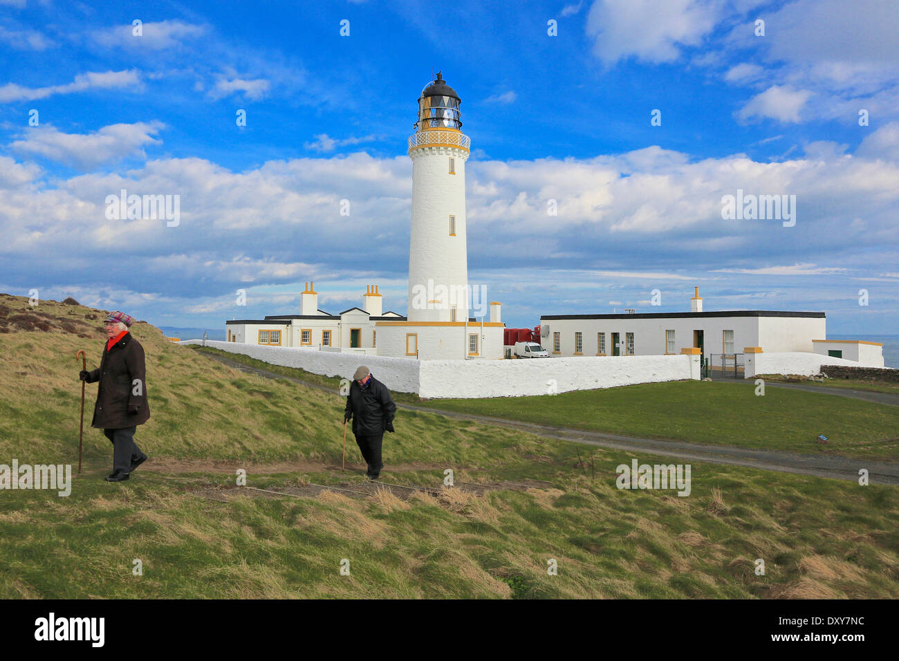 Mull of Galloway Leuchtturm. Der südlichste Punkt in Schottland die Rhins, Wigtownshire, Dumfries and Galloway, Schottland Stockfoto