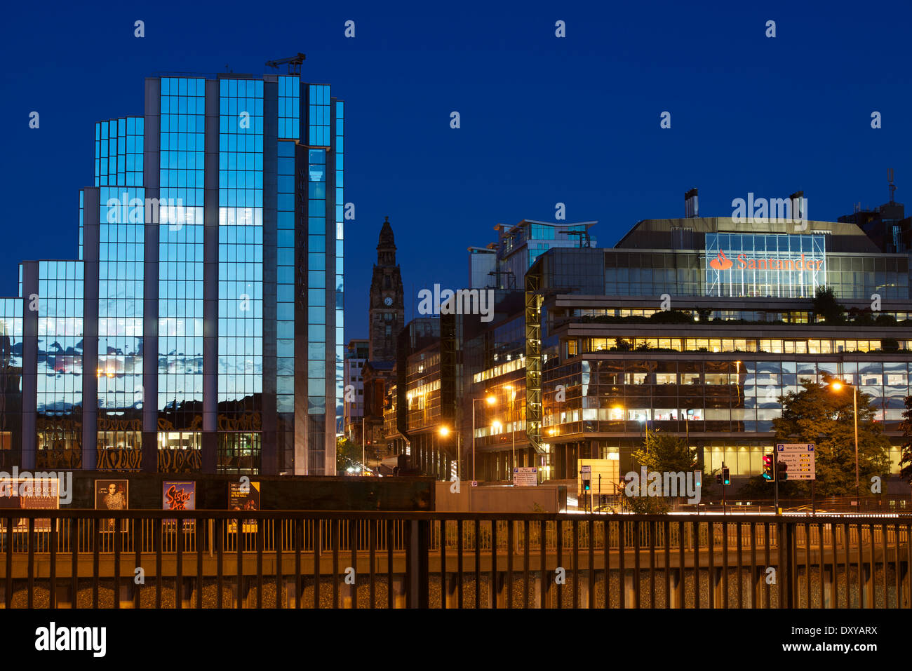 Whyte und Mackay und Santander Büros, St. Vincent Street, Glasgow Stockfoto