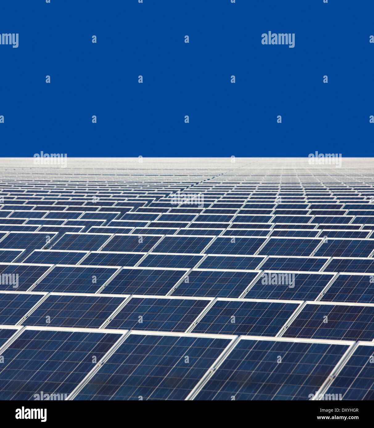 Freifläche solar Photovoltaik-Anlage, Solar Troisdorf, F + S, Troisdorf-Oberlar, Deutschland, Europa Stockfoto