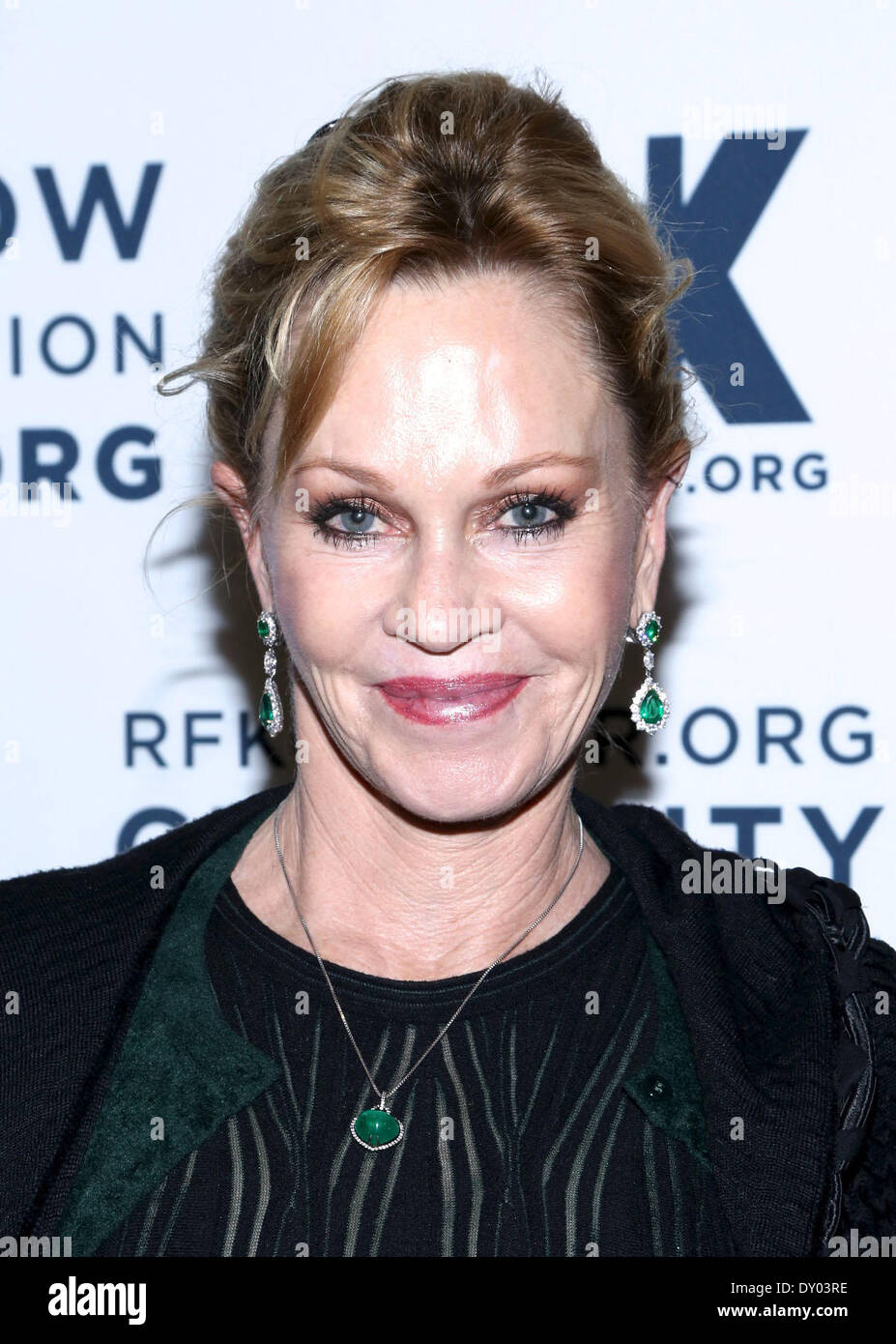 Robert F. Kennedy Center für Gerechtigkeit und Menschenrechte präsentieren die 2012 Ripple of Hope Awards Dinner im Marriott Marquis - Ankünfte Featuring: Melanie Griffith wo: New York Vereinigte Staaten bei: 3. Dezember 2012 Stockfoto