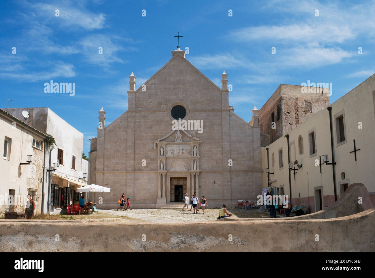 Santa Maria eine Stute Abtei San Nicola Insel Tremiti Inseln Puglia (Apulien) Italien Stockfoto