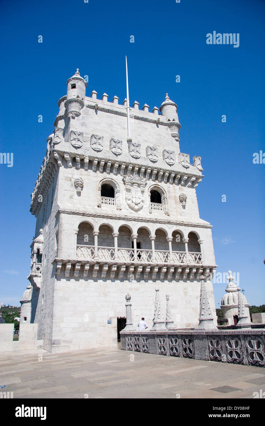Belem Turm, Belem, Lissabon Stockfoto
