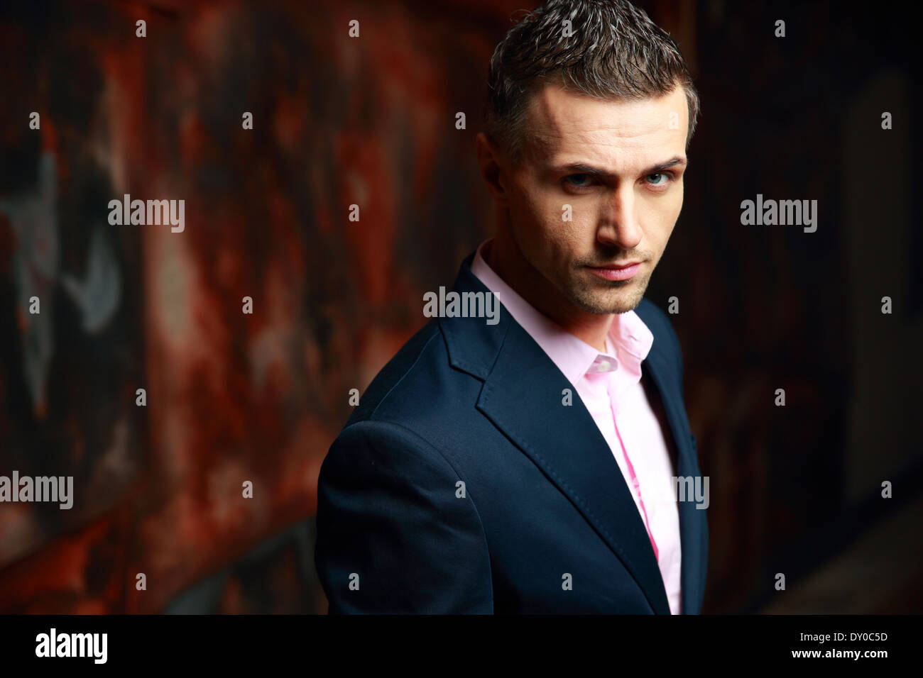 Porträt eines zuversichtlich Geschäftsmann Stockfoto