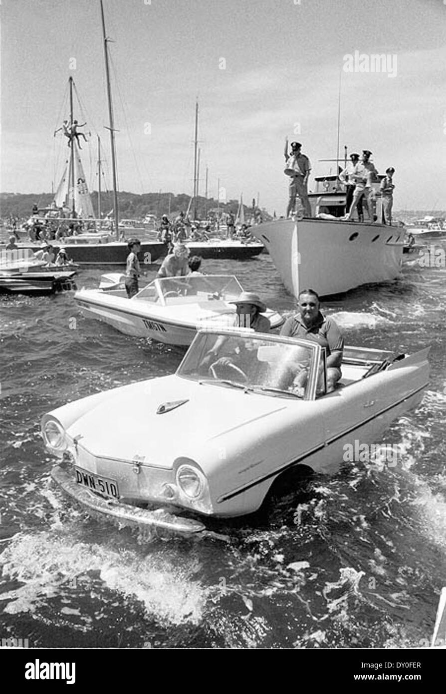 Start des Sydney-Hobart Yacht Race, 1971 Stockfoto
