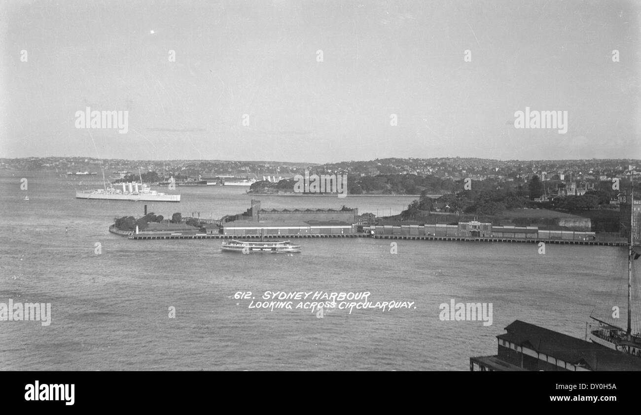Hafen, Blick über Circular Quay, Sydney, zwischen 1928 und 1932 / Samuel Wood Stockfoto