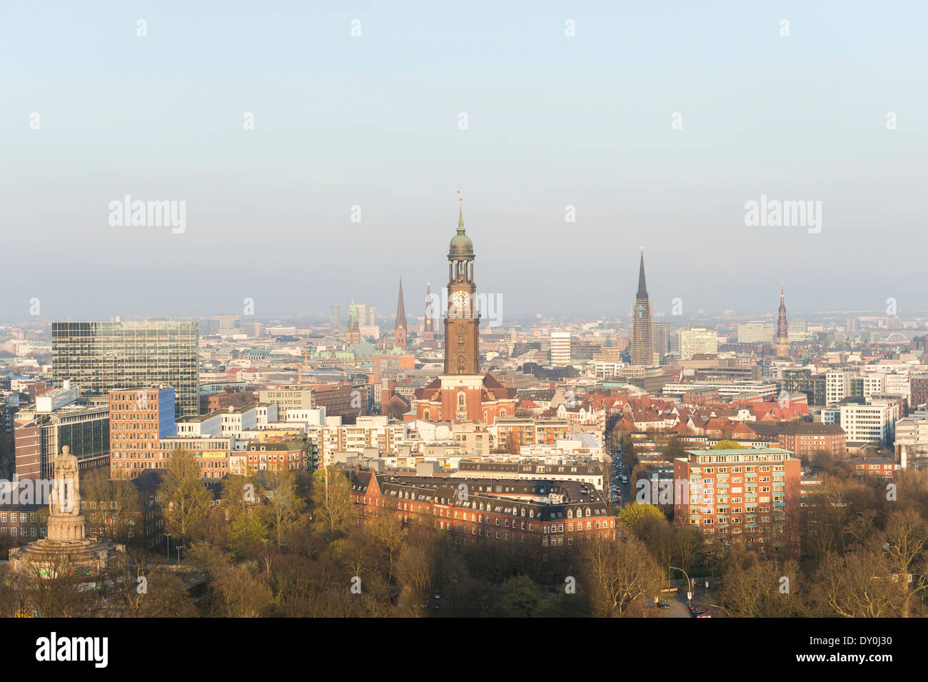 Panorama Hamburg, Deutschland Stockfoto