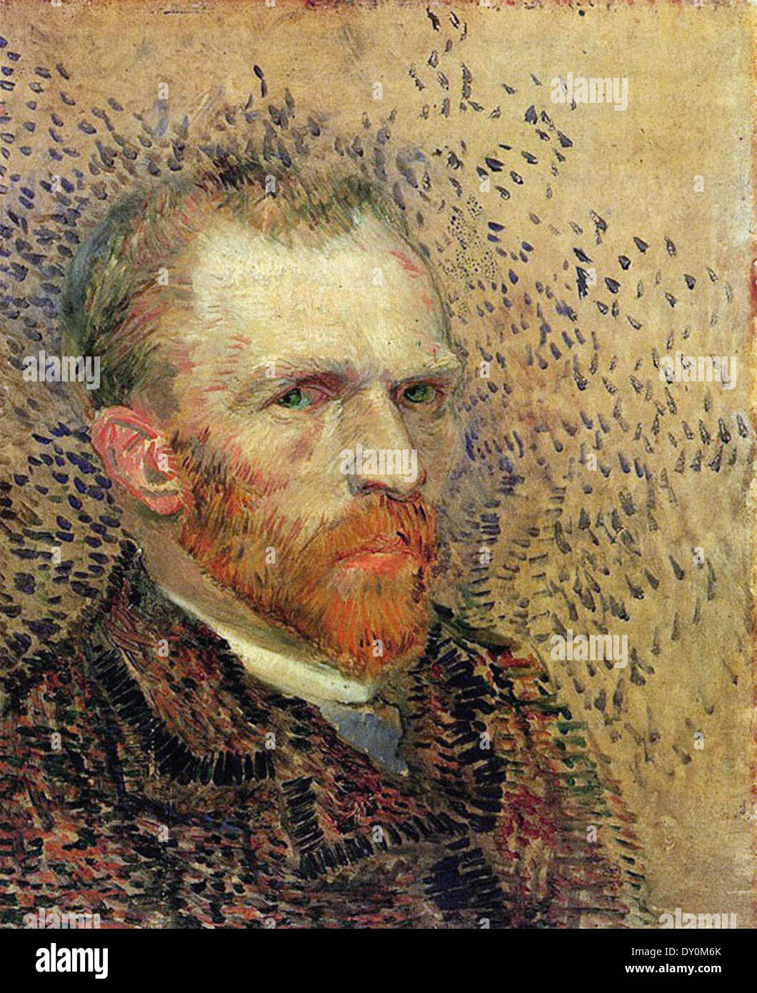 Vincent Van Gogh Selbstportrait 1887 2 Stockfotografie - Alamy
