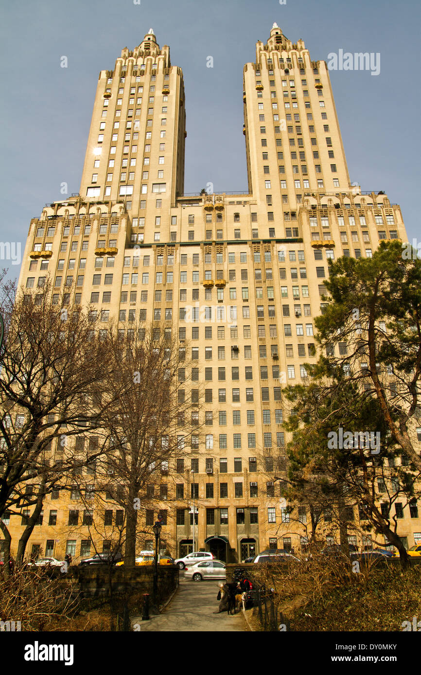 El Dorado Mehrfamilienhaus im Central Park New York 25.03.2014 Stockfoto