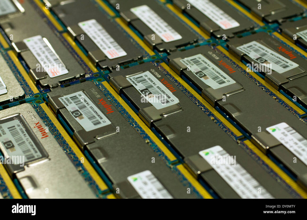 HP Computer RAM Stockfoto