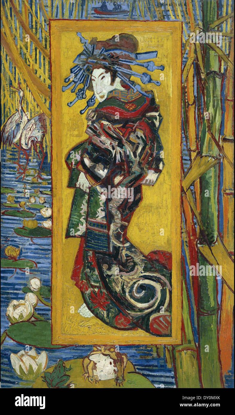 Vincent Van Gogh Kurtisane Stockfoto