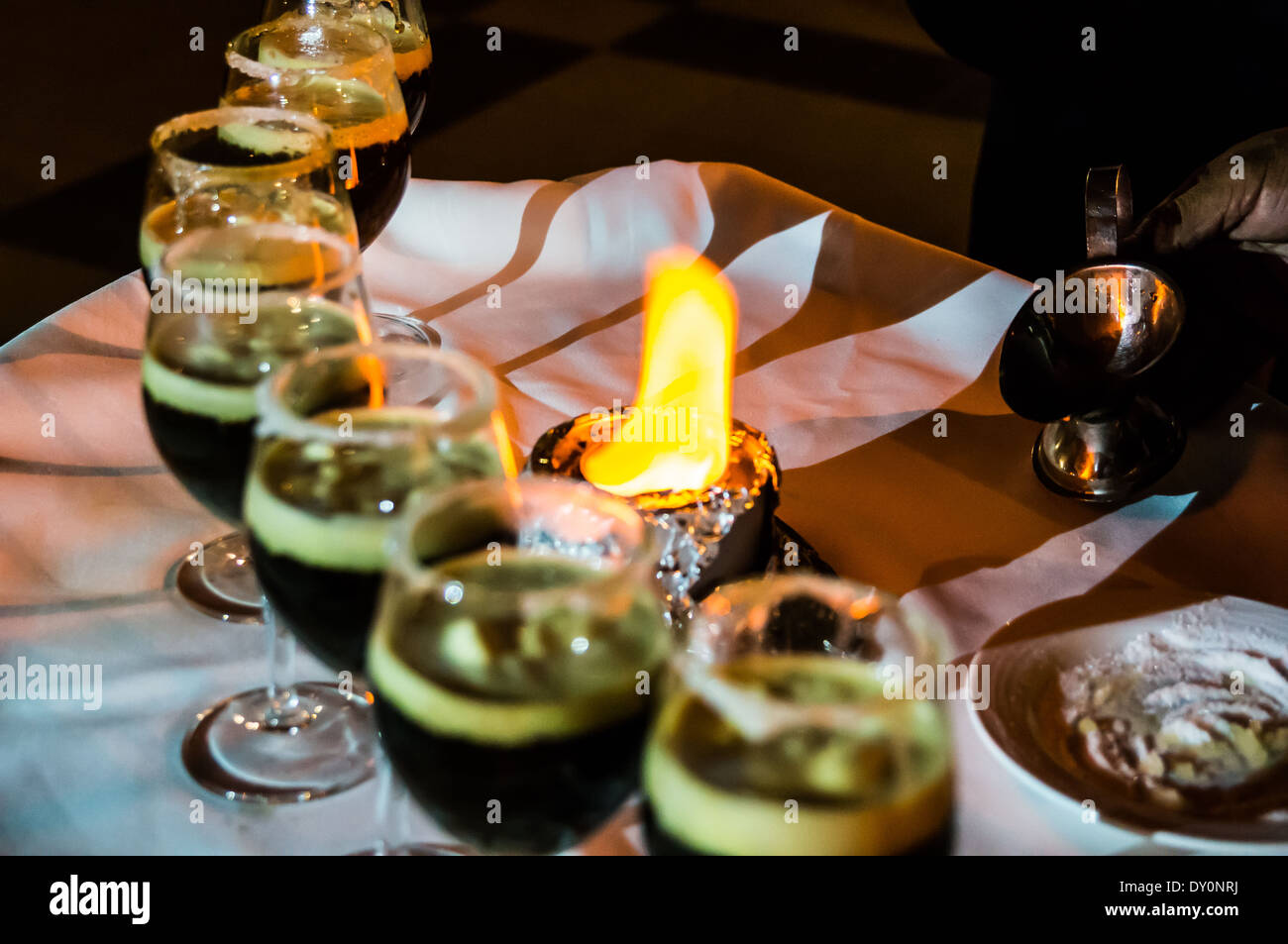 Spanischer Kaffee Stockfoto