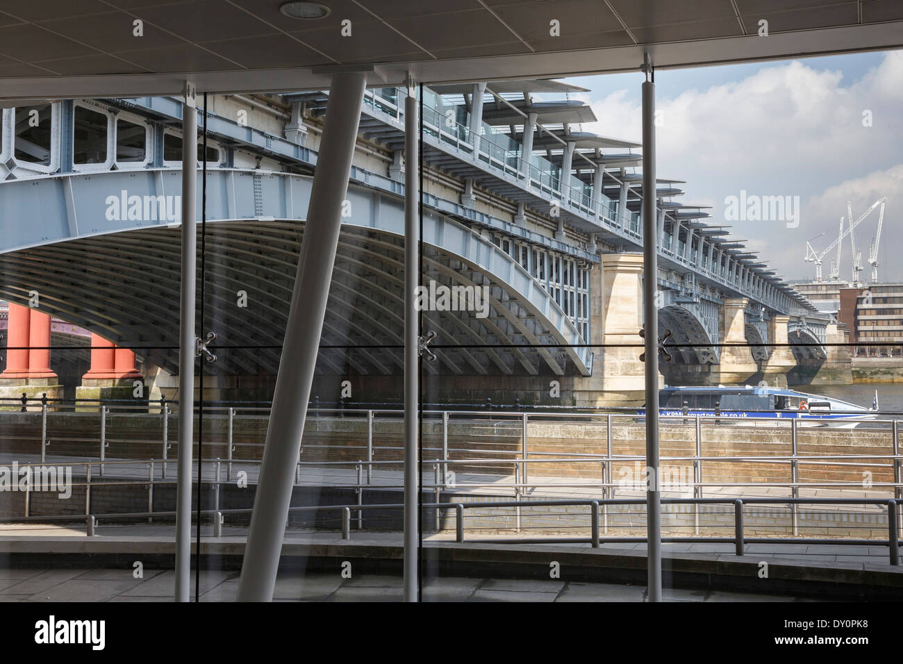 Blackfriars Schiene Station london Stockfoto