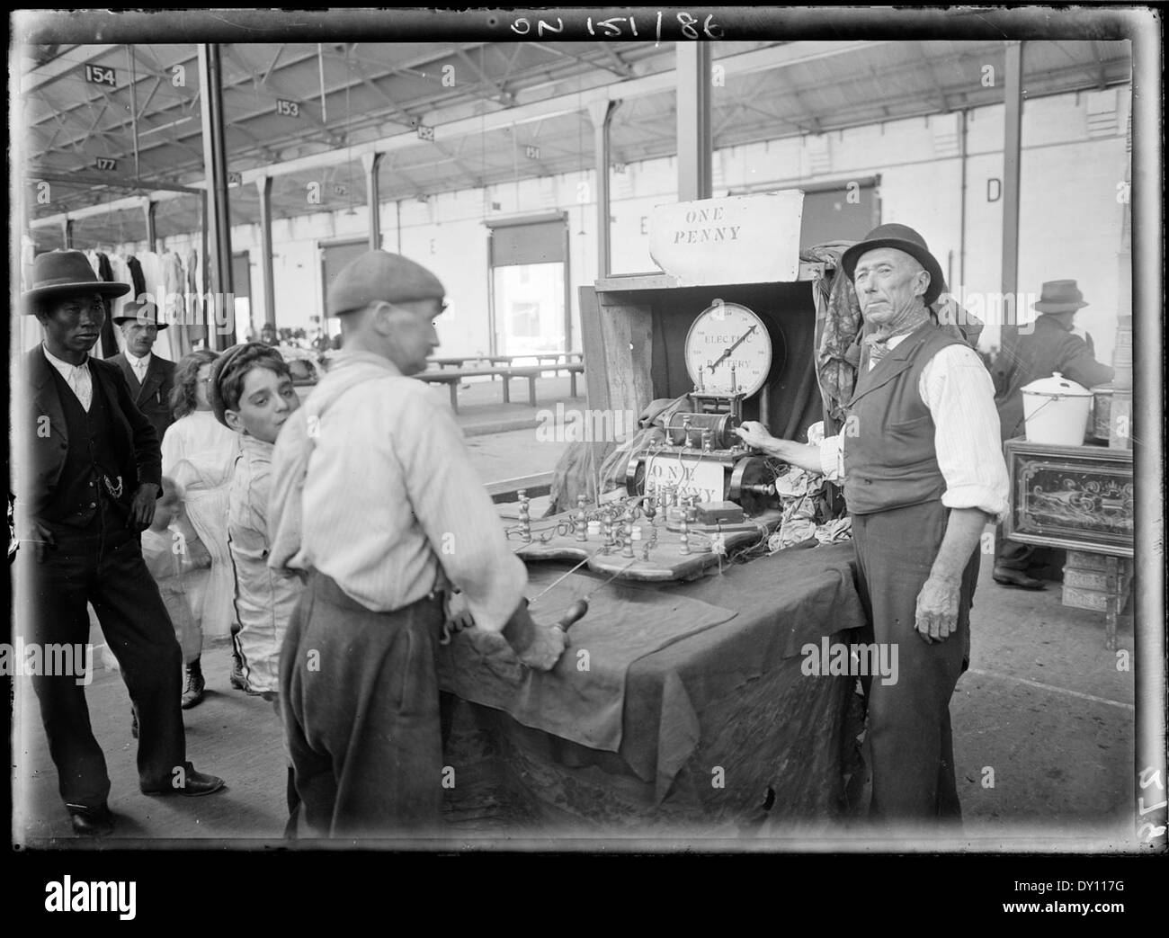 Sydney-Märkte von Rex Hazlewood, um 1911-1916 Stockfoto