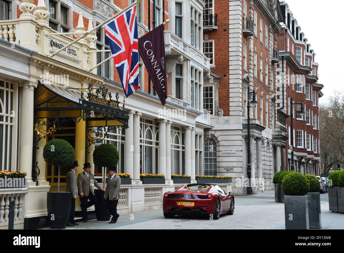 Das Connaught Hotel, Mayfair, London, UK Stockfoto