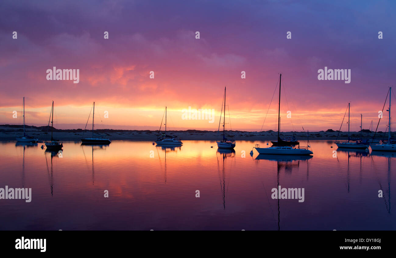 Farbenprächtigen Sonnenuntergang Stockfoto