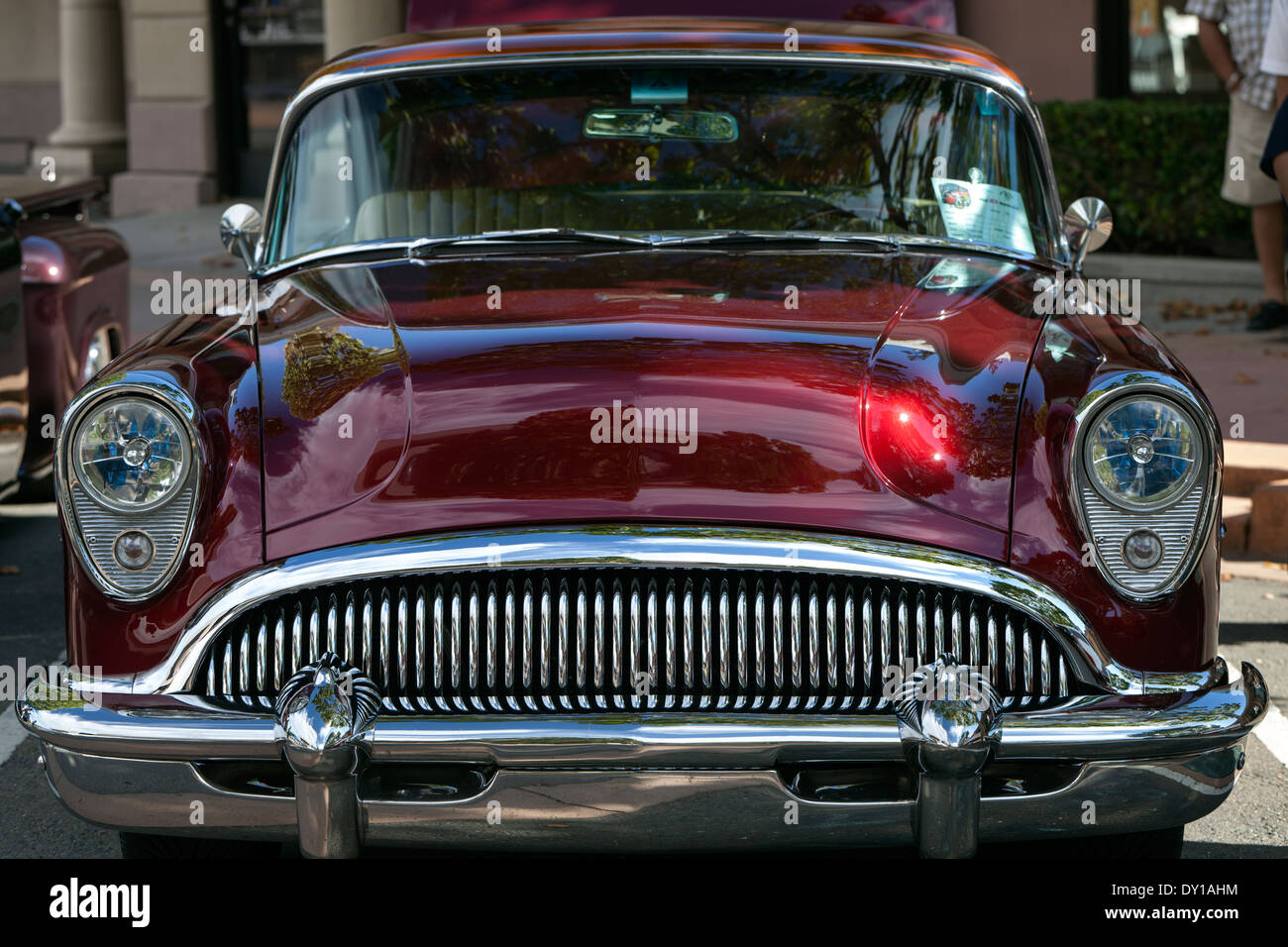 1954 Buick Roadmaster bei einem Oldtimer show, Novato, Kalifornien, USA Stockfoto