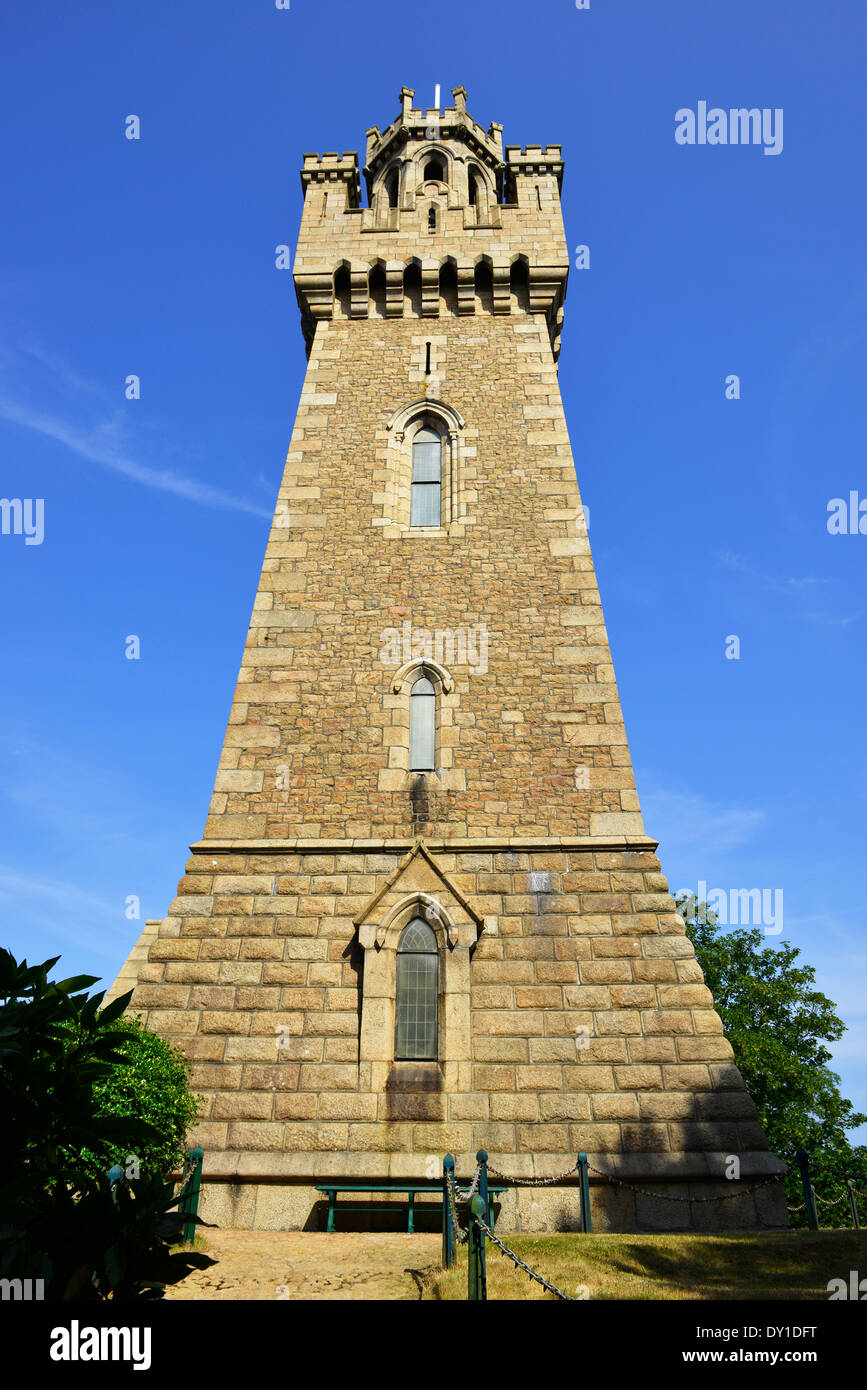 Guernsey, Victoria Tower, St. Peter Port, Guernsey, Channel Islands Stockfoto