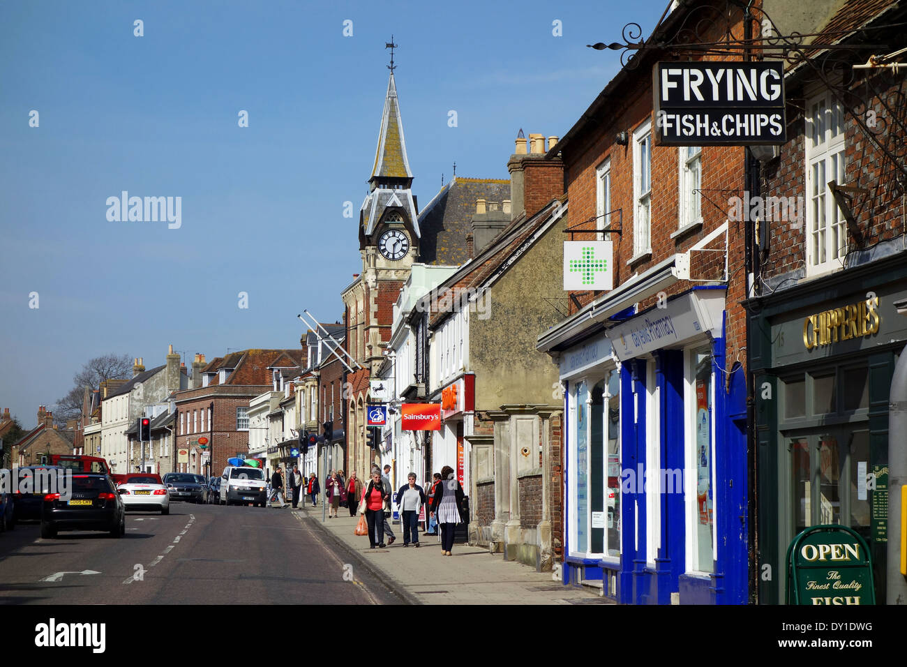 Wareham Stadt, Dorset, England, UK Stockfoto