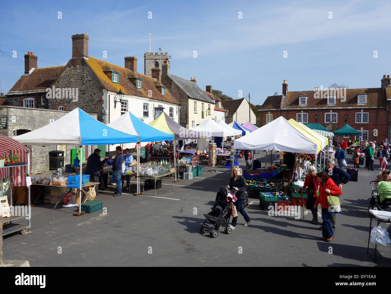 Wareham Stadt Markt, Dorset, England, UK Stockfoto
