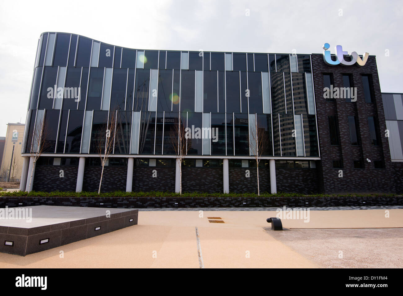 Die neuen ITV Studios in Salford Quays, Manchester England UK Stockfoto