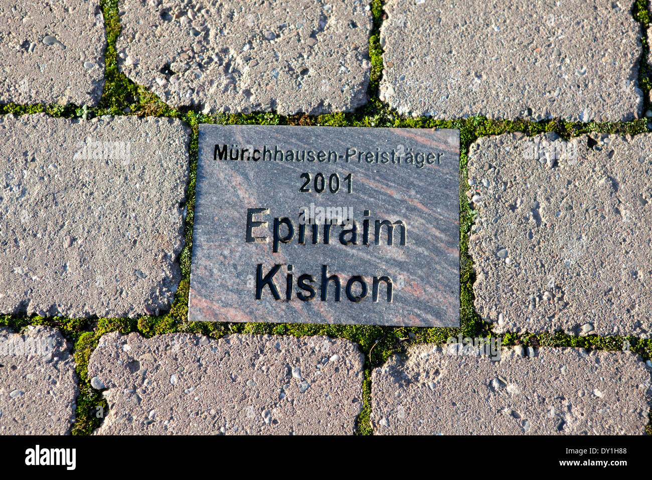 Baron Muenchhausen Award 2001, Ephraim Kishon, Bodenwerder, Weserbergland, Niedersachsen, Deutschland Stockfoto