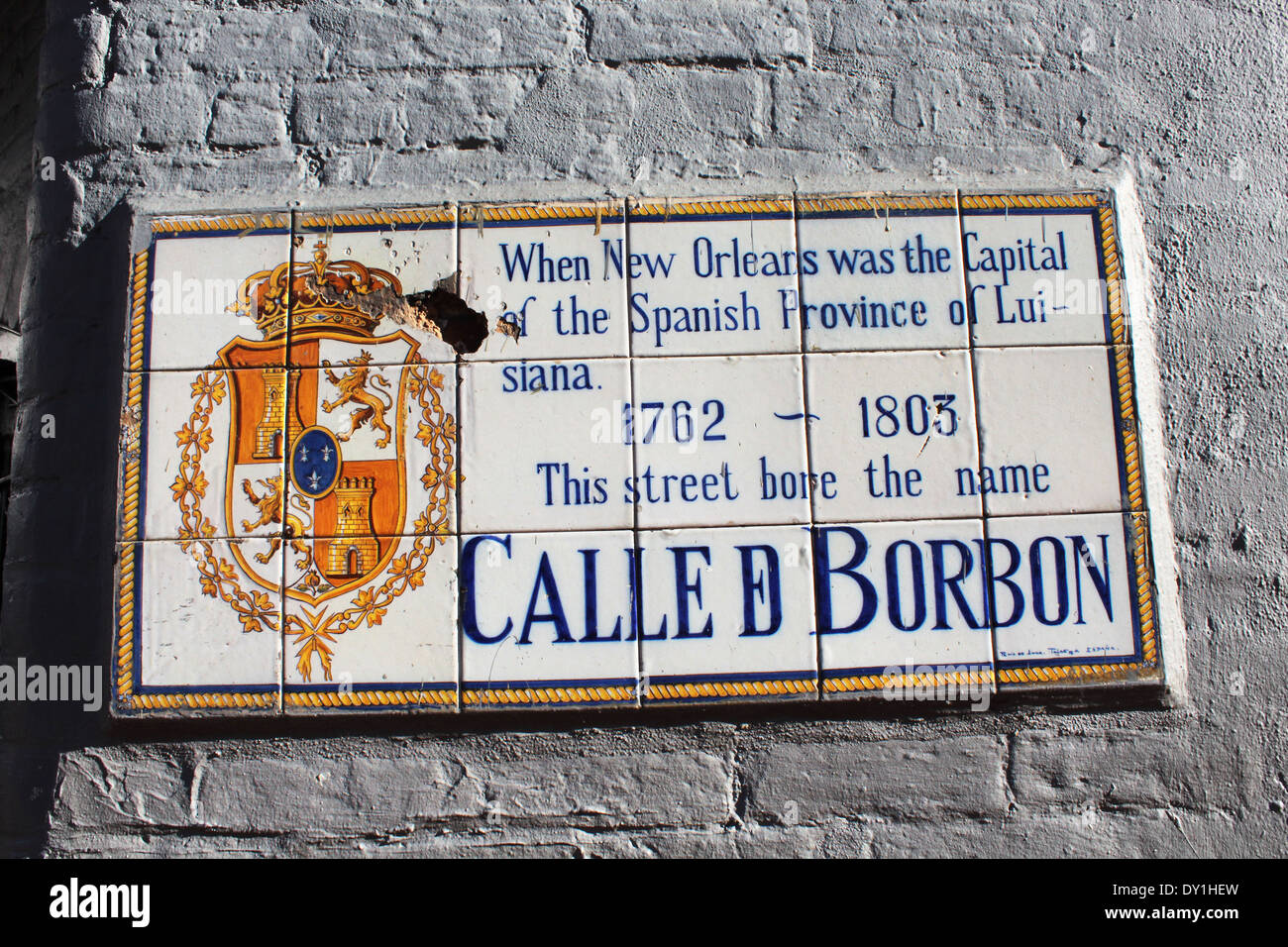 Bourbon Street, New Orleans, Louisiana, Amerika, USA Stockfoto