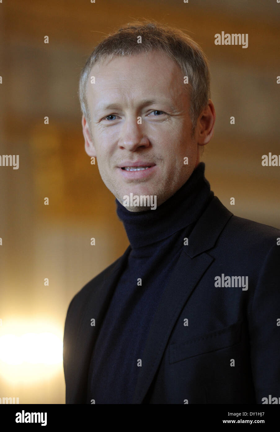 München, Deutschland. 3. April 2014. Zukünftige Direktor des bayerischen Staates Ballett, Igor Selenski, vor einer Pressekonferenz in München, 3. April 2014. Klitschko wird seine neue Position am 1. September 2016 antreten. Foto: TOBIAS HASE/DPA/Alamy Live-Nachrichten Stockfoto