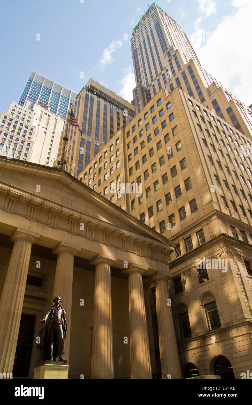 Wall Street NewYork 24.03.2014 Stockfoto