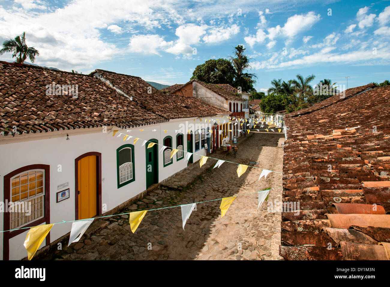 Paraty, Kolonialstadt, Costa Smeralda, Rio De Janeiro Stockfoto