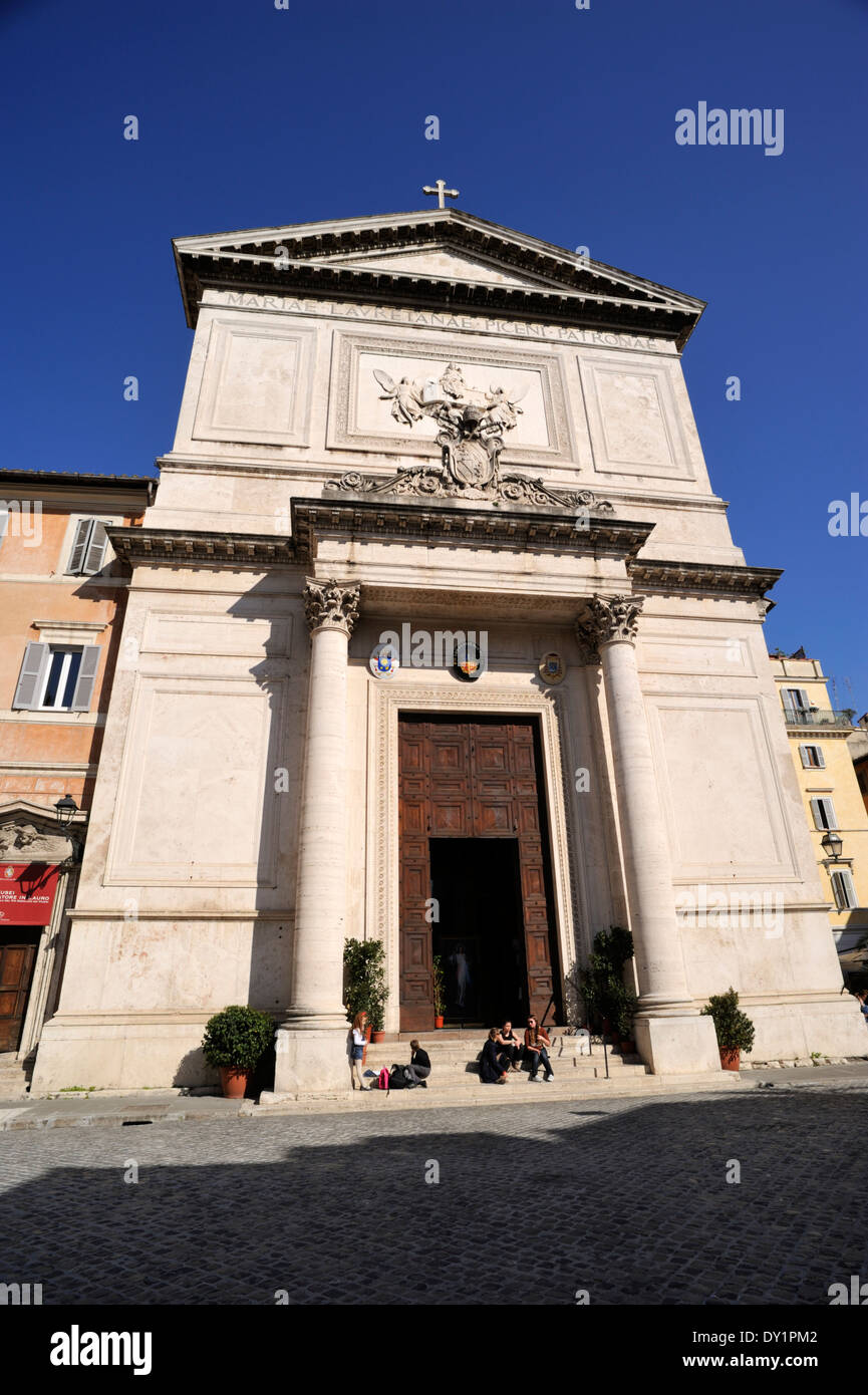 Italien, Rom, Kirche San Salvatore in Lauro Stockfoto