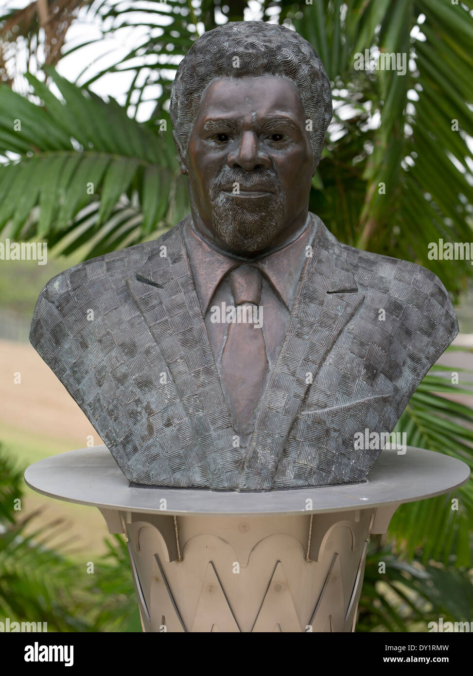 Statue von Sir Morauta PDM, KT im Parlament House, Papua Neu Guinea Stockfoto