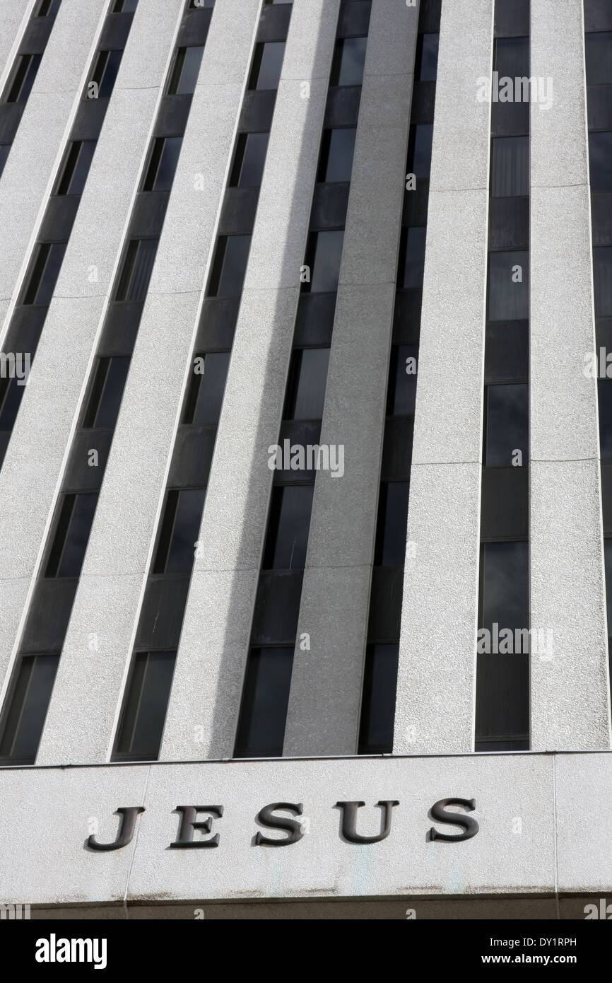 Mormon Bürogebäude Jesus letzteren Tag Heiligen Utah Salt Lake City Foto von Jen Lombardo Stockfoto