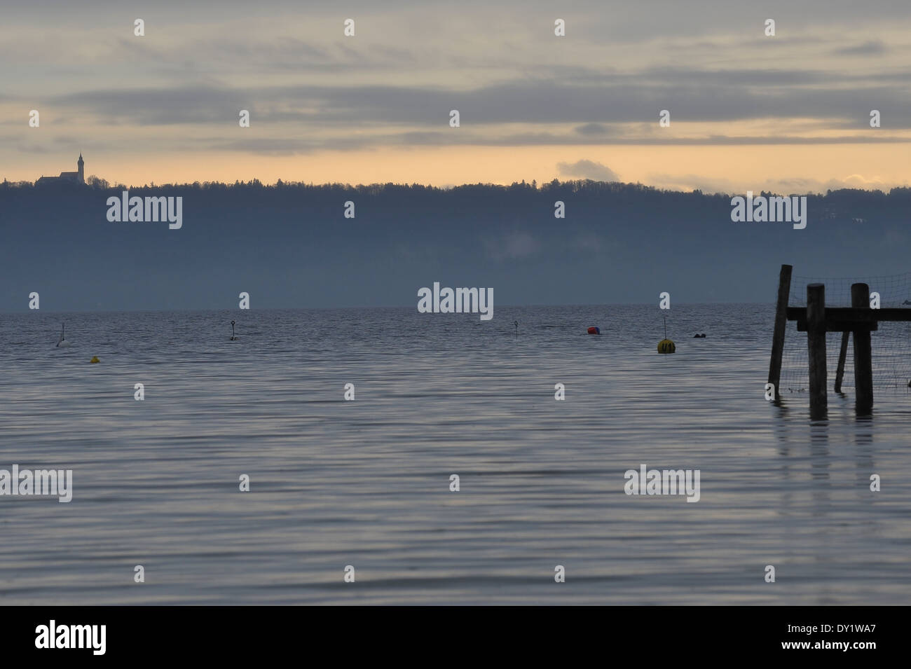 Kloster Andechs am Ammersee, Kloster Andechs in der Nähe von Ammersee, Stockfoto