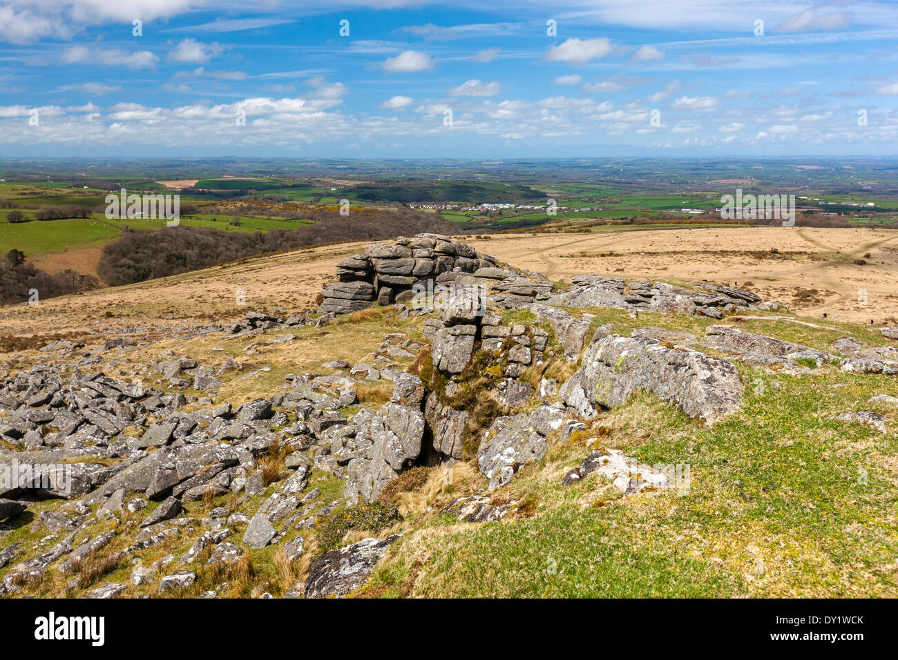 Belstone Common, Dartmoor National Park, Belstone, West Devon, England, UK, Europa. Stockfoto