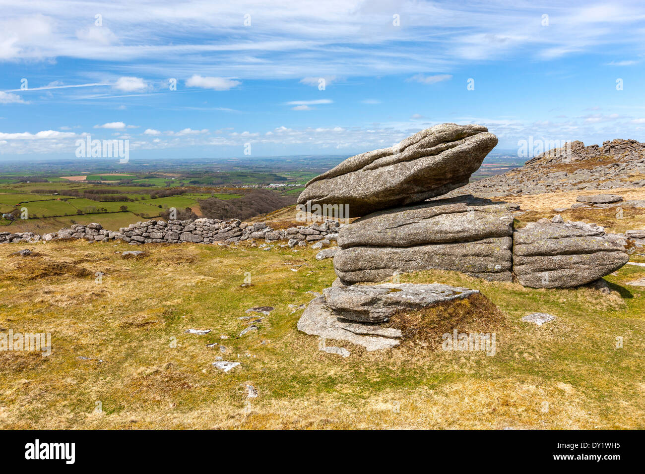 Höheren Tor, Dartmoor National Park, Belstone, West Devon, England, UK, Europa. Stockfoto