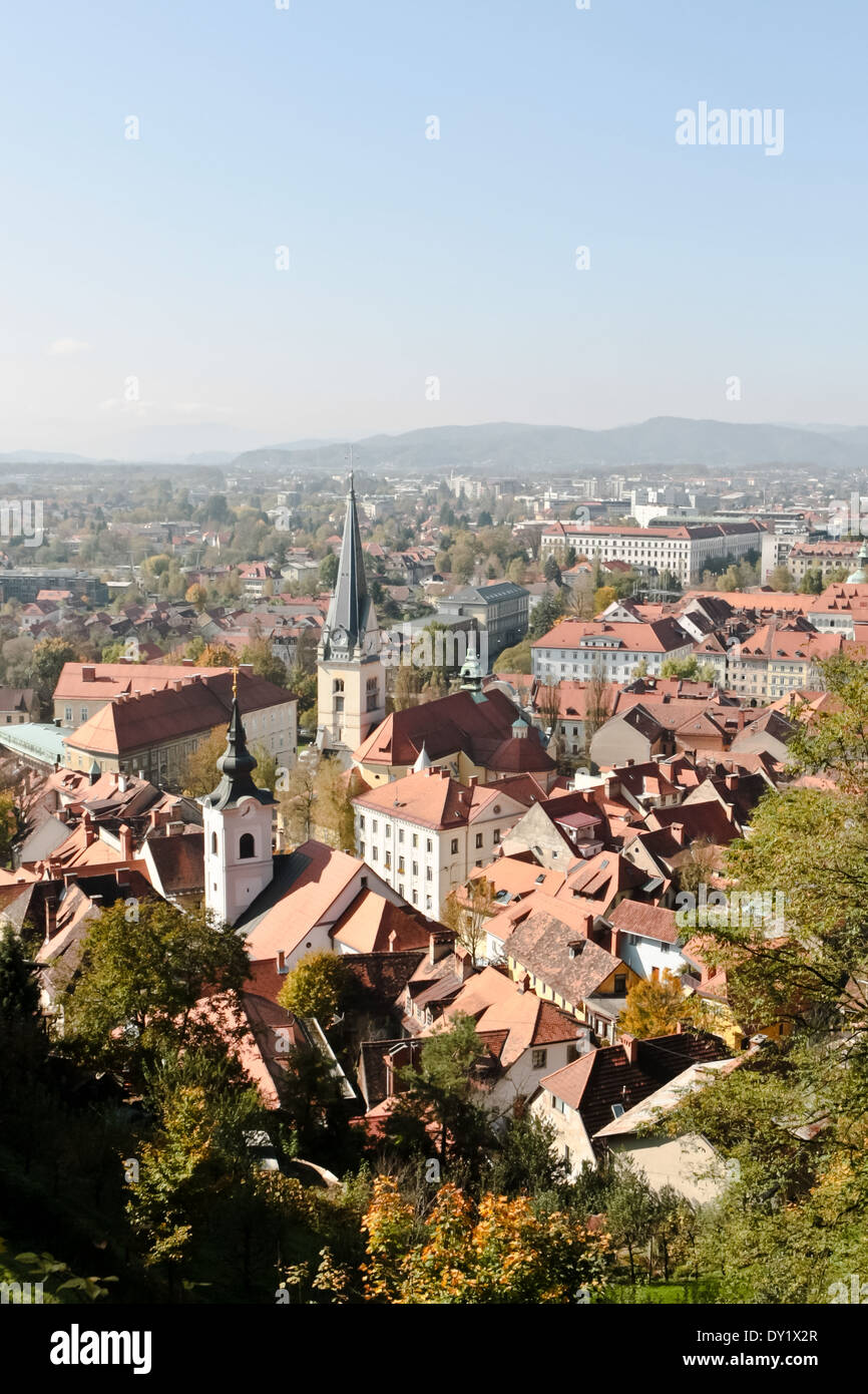 Ljubljana Stockfoto