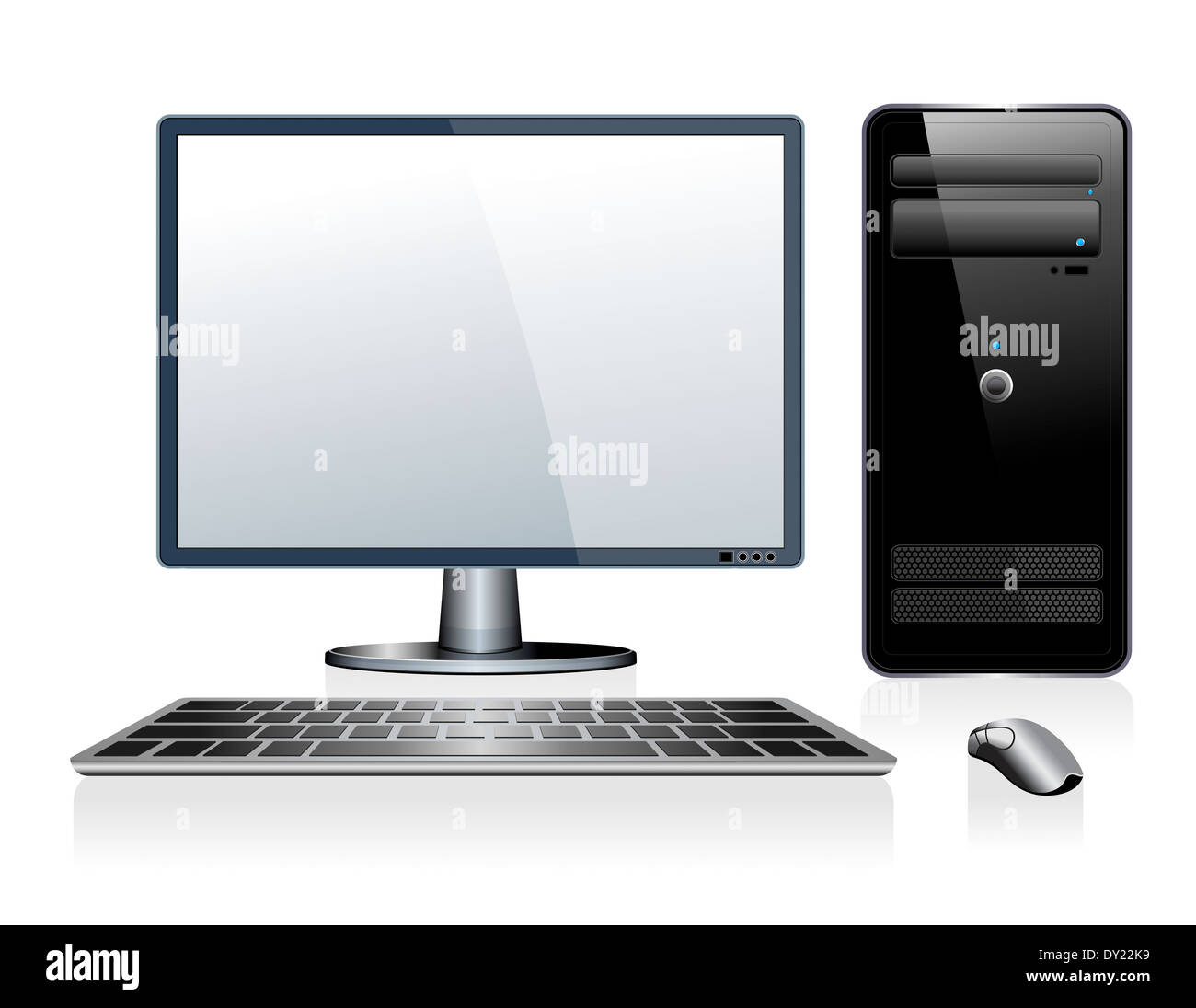 Computer Technologie Computer Desktops Pc Stockfoto Bild