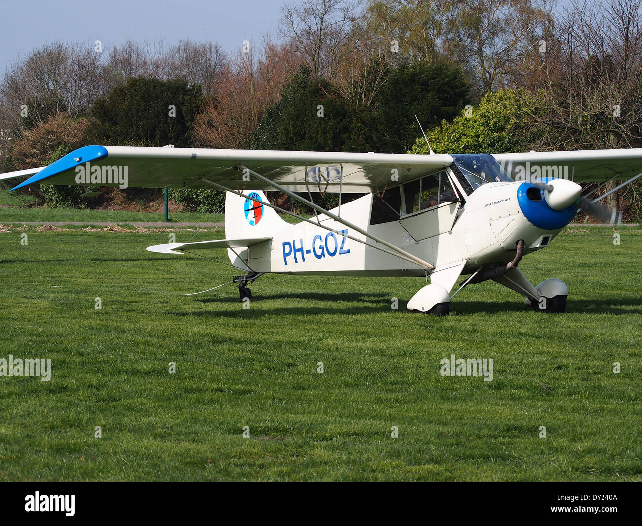 PH-GOZ, Husky Aviat A-1 b am Flughafen Hilversum (ICAO EHHV), photo3 Stockfoto