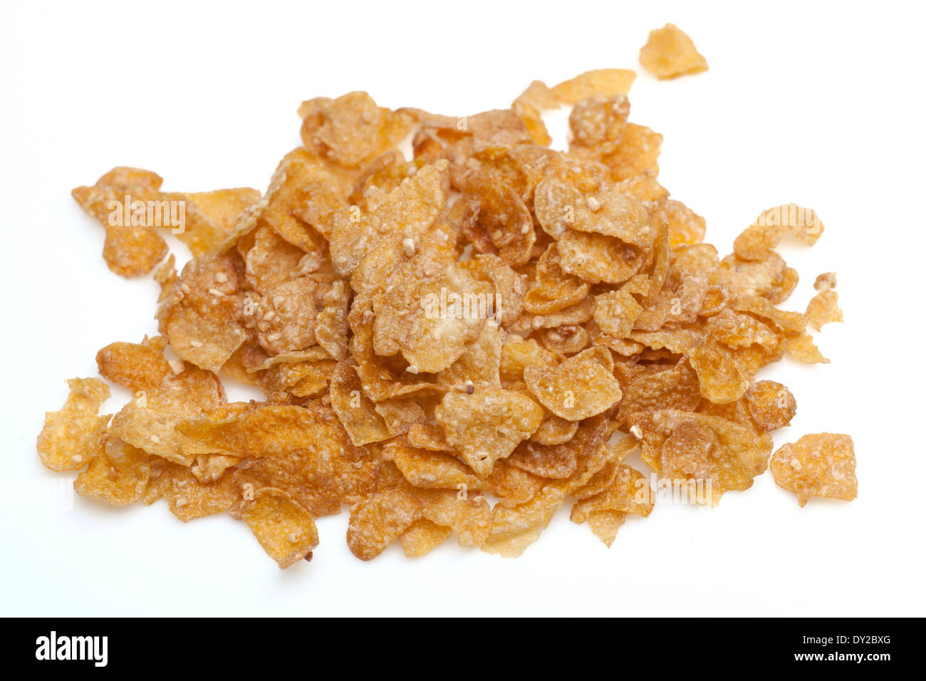 Haufen von Honig und Nuss matt cornflakes Stockfoto