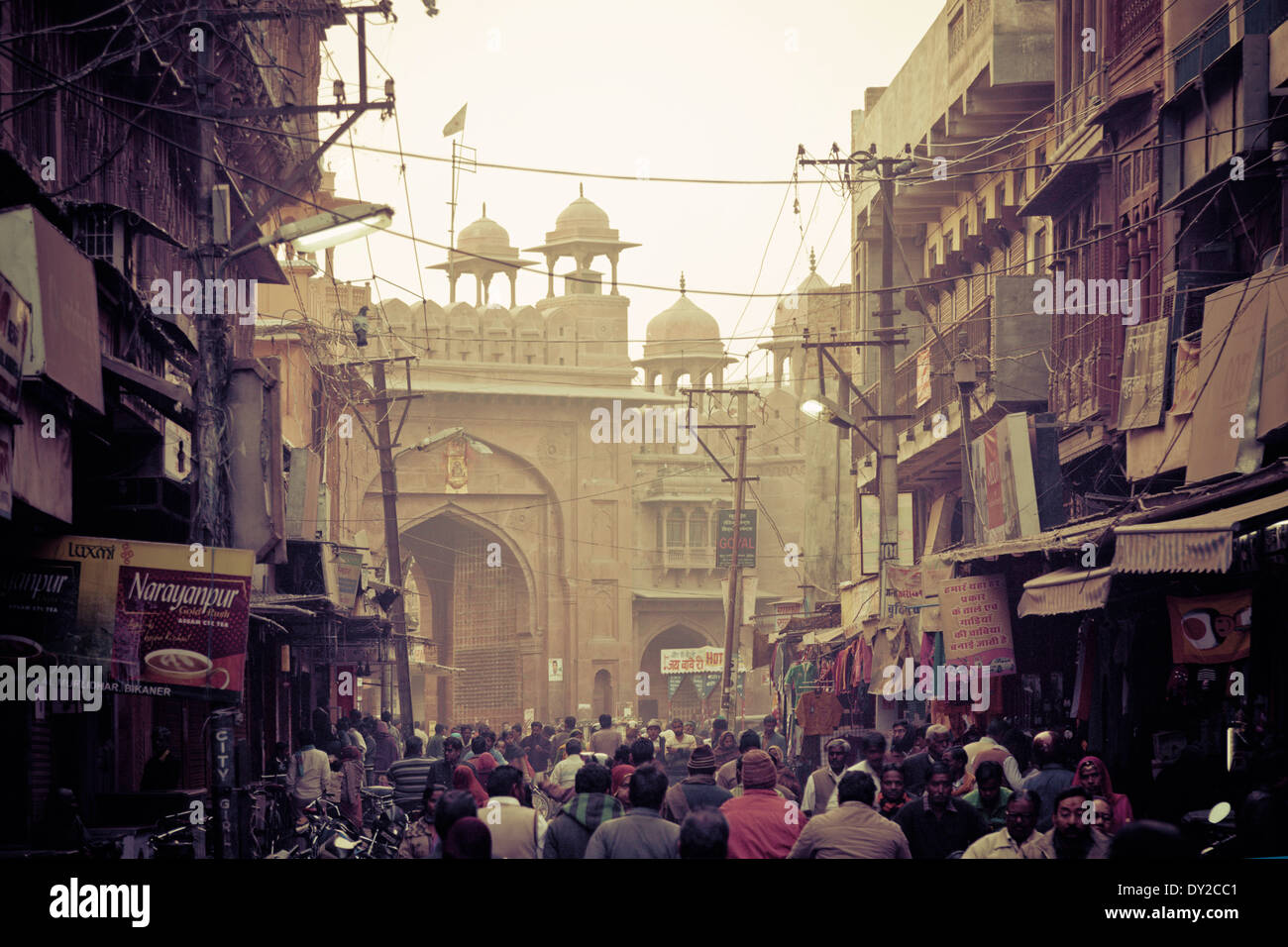 Indien, Rajasthan, Bikaner, Altstadt, lokalen Markt Stockfoto