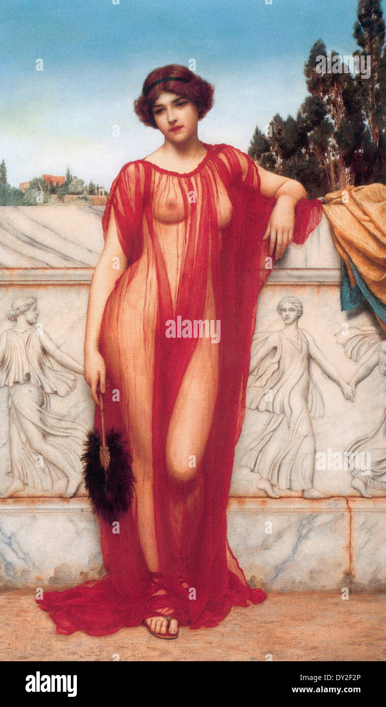 John William Godward Athenais Stockfoto