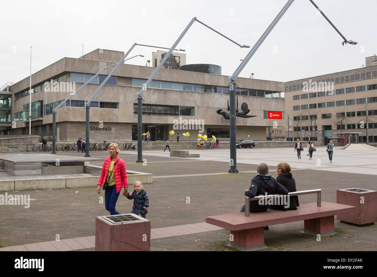 Rathaus der Gemeinde Eindhoven in den Niederlanden Stockfoto