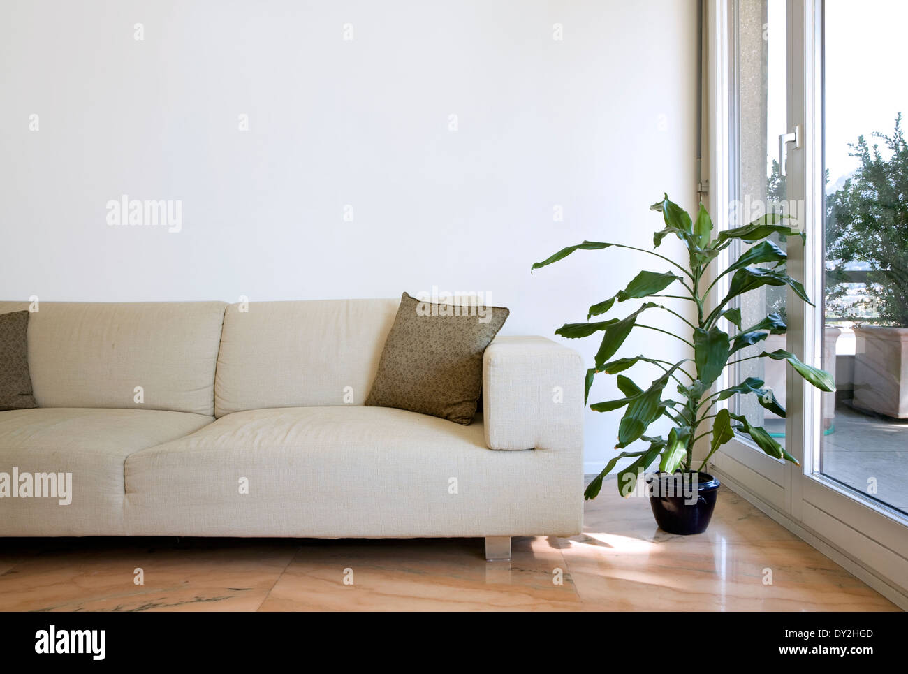 Inneren des modernen Hauses, Wohnzimmer Stockfoto