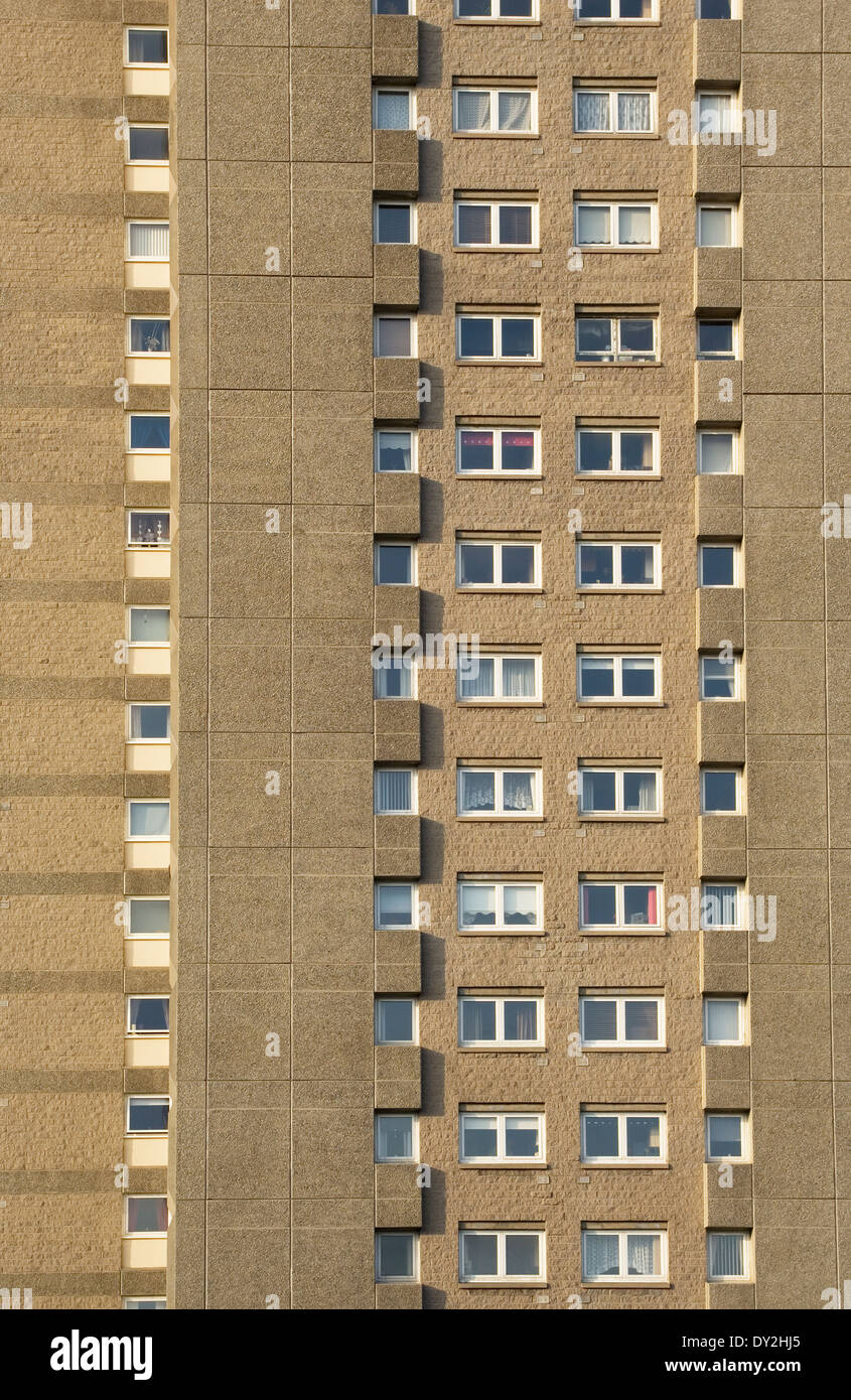 Hochhaus in Aberdeen, Schottland. Stockfoto