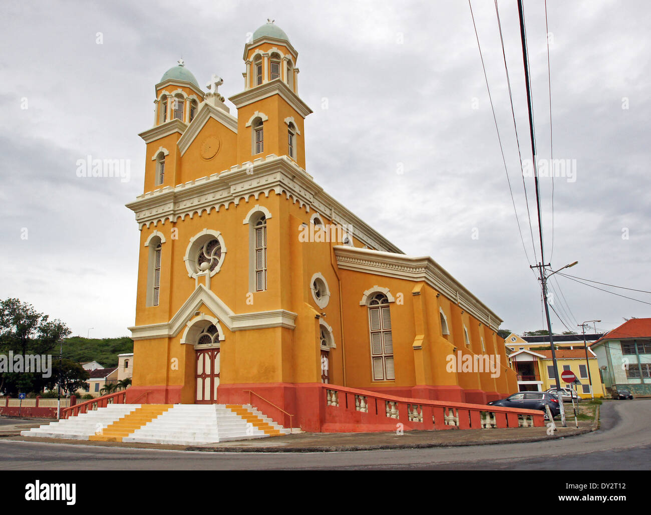 Kathedrale, Willemstad, Curacao, ABC Inseln Stockfoto