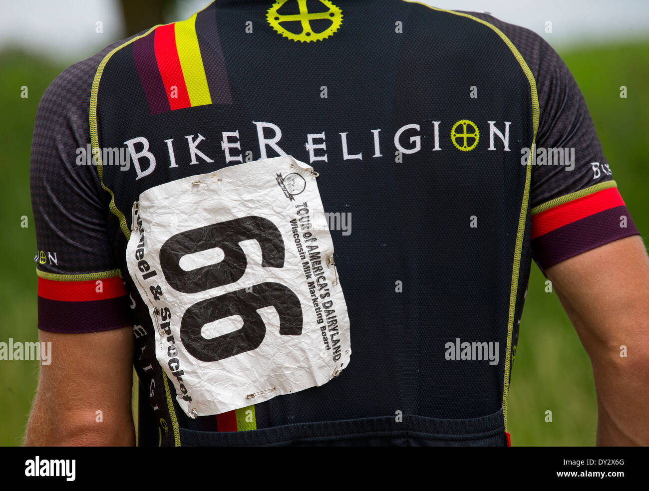 Tour von Amerikas Dairyland Radrennen. Stockfoto